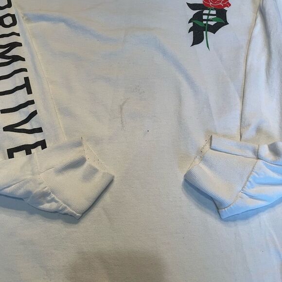 ⚡️ Primitive Long White Sleeve Tee Shirt ~ Size L ⚡️ - Picture 3 of 5